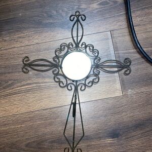 (2) Black Ornate Mirror Wall Decor